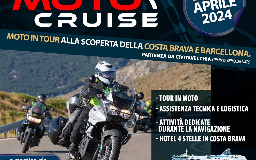Motocruise (25-30 Aprile 2024): moto in tour alla scoperta della Costa Brava e Barcellona