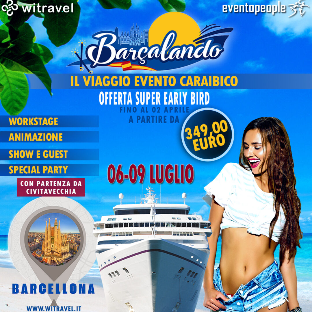 Barçalando (6-9 Luglio 2024): 3 giorni di puro divertimento a tema latino in viaggio verso Barcellona